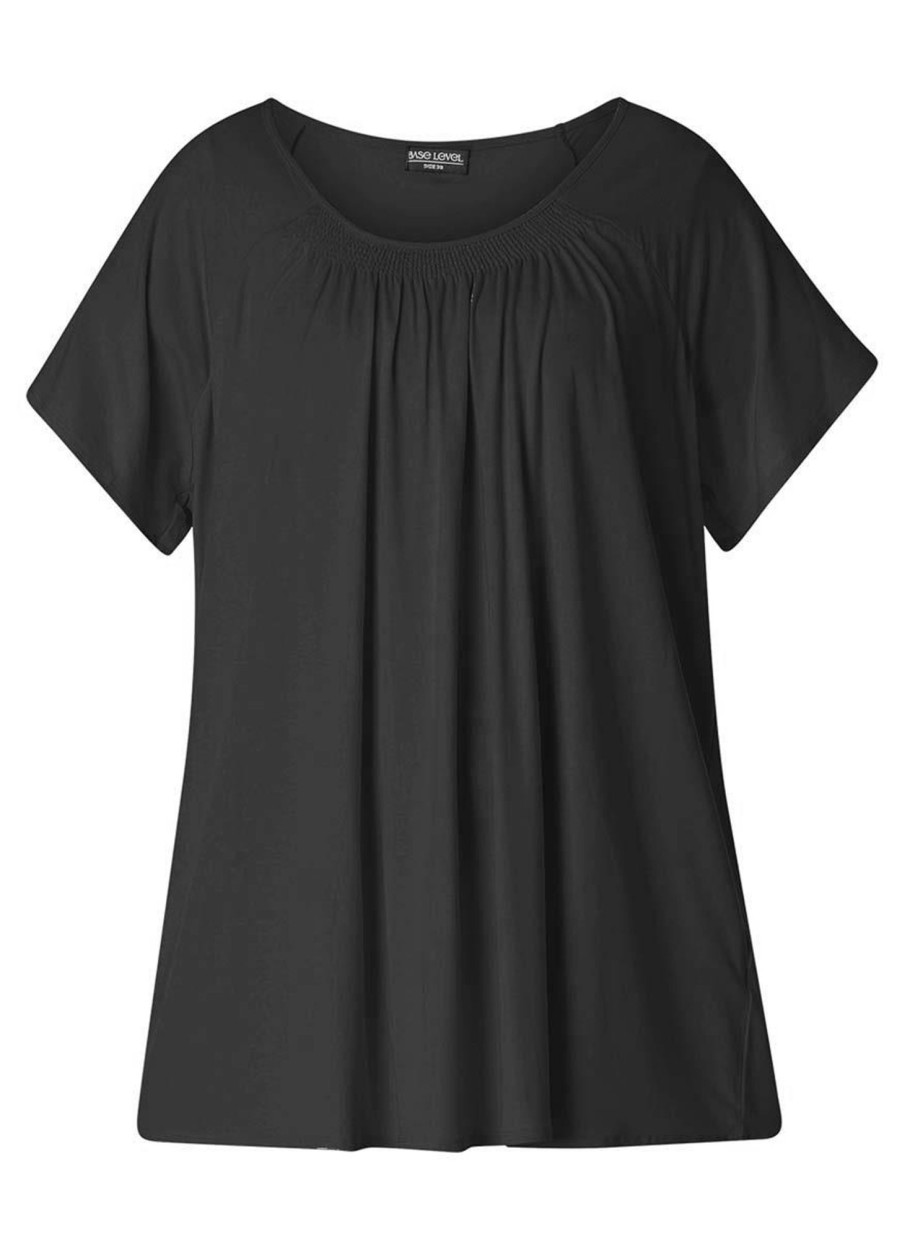 Base Level Curvy | Base Level Curvy Base Level Curvy Shirt Yokia 004 Black