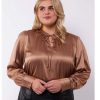 Blouses En Tunieken | Exxcellent Exxcellent Blouse Valerie 23Wffe07 - 501 Sahara