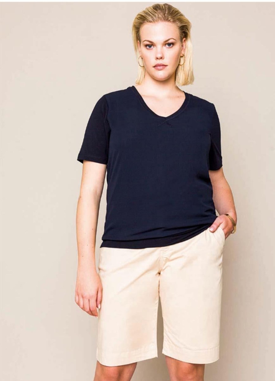 Xandres Gold Basics | Xandres Xandres Shirt Levina 99404 Marine