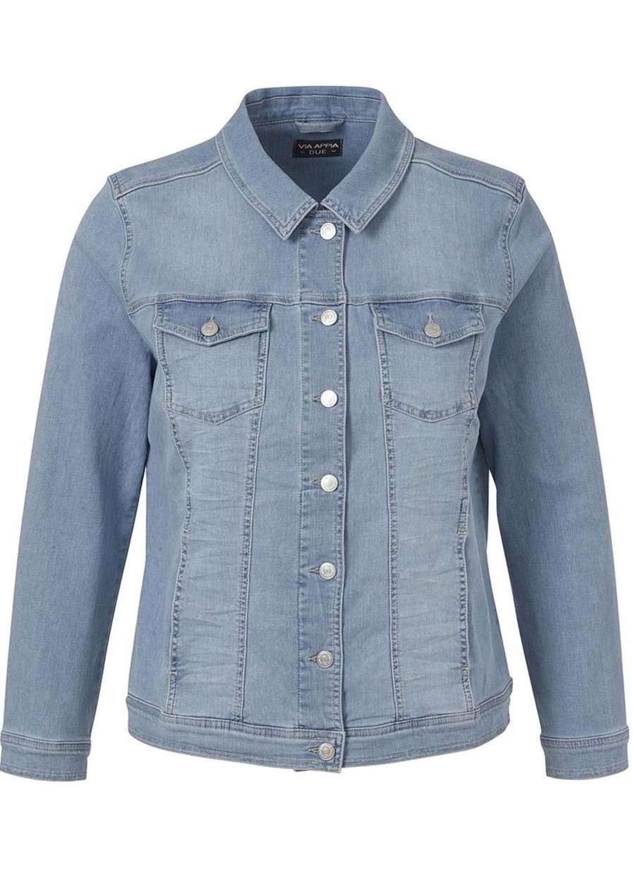 Jassen En Jacks | Via Appia Due Via Appia Due Jack 2412611 - 869 Denim Light Blue