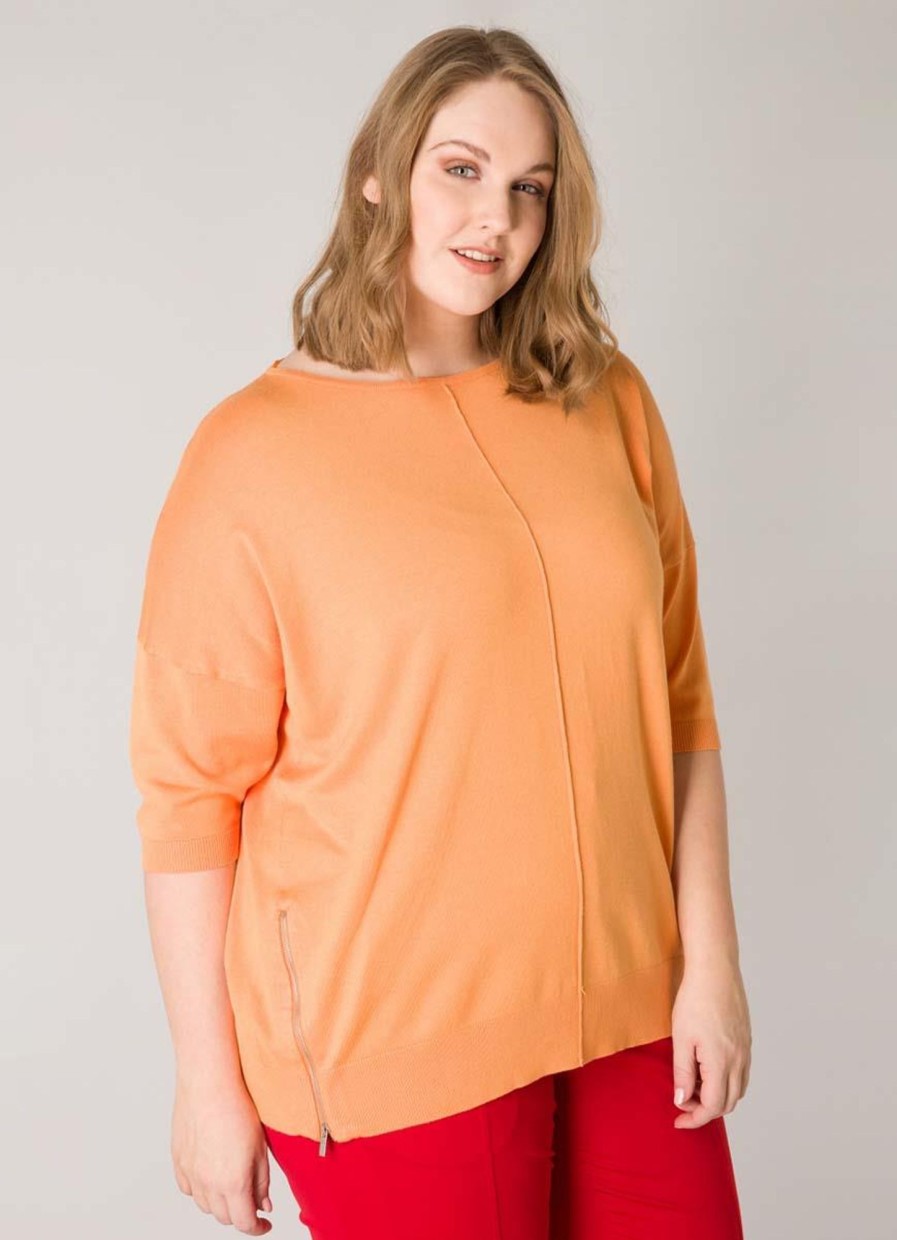 Truien En Vesten | Yesta Yesta Trui Hillie A003558 - 5030 Tangerine