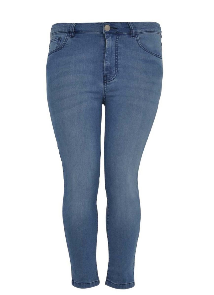 Yoek Basics | maatjemeer Yoek 7/8 Jeans Zip Back Leg B5550 Indigo